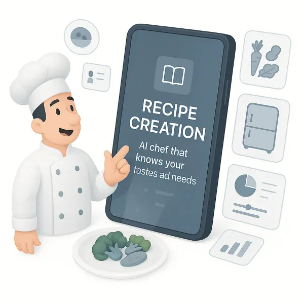 AI Chef recipe creation feature